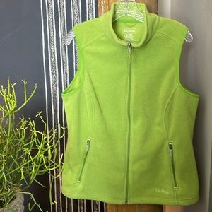 𝅺ll Bean Women’s Green Fleece Vest